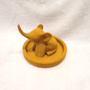 Gold Elephant Ring/Jewelry Tray Holder